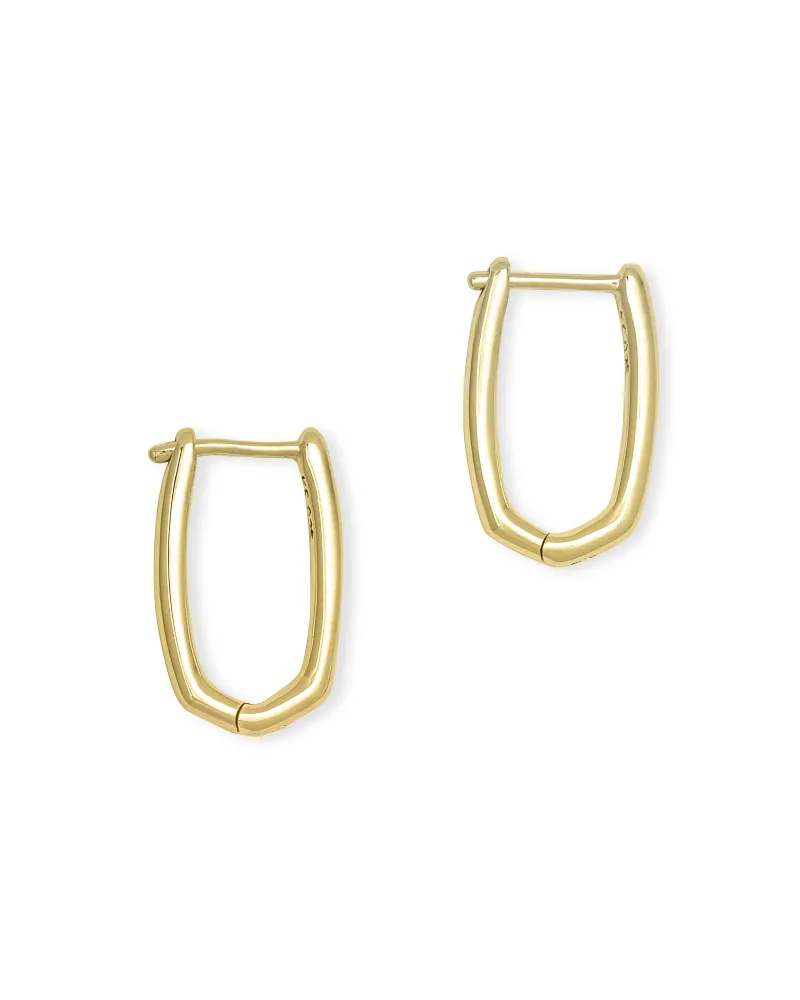 Ellen Huggie Earrings in 18K Gold Vermeil by Kendra Scott-Lemons and Limes Boutique