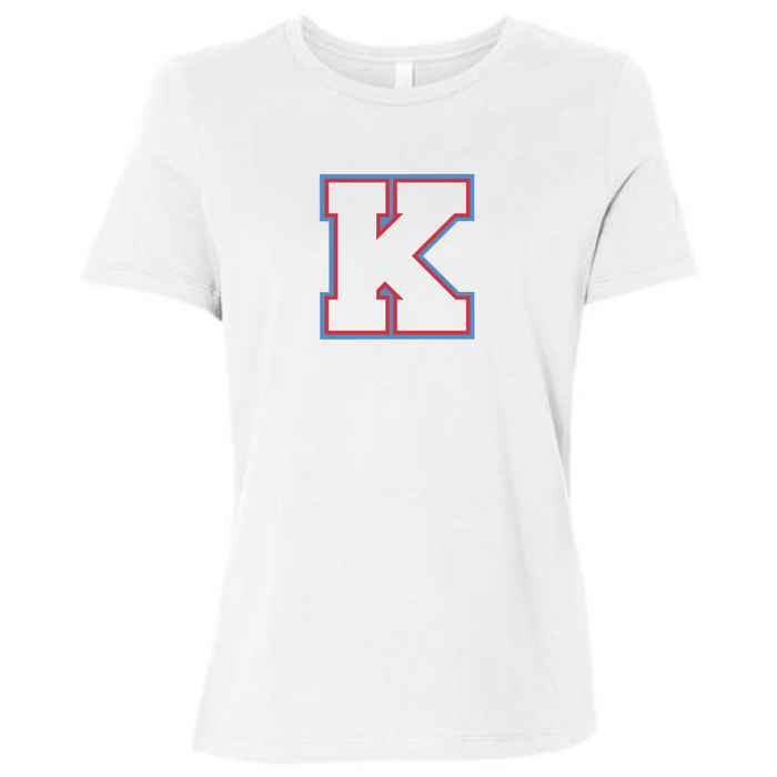 Kings K in Red and Blue T-shirt on White--Lemons and Limes Boutique