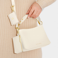Evie Crossbody Bag in Eggshell-Lemons and Limes Boutique