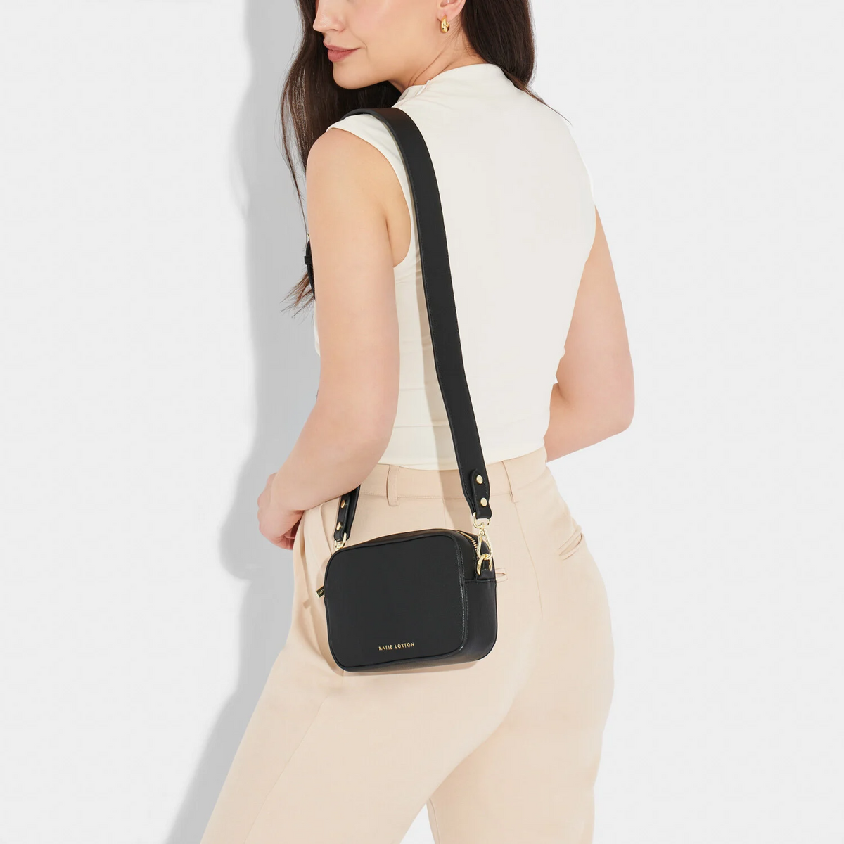 Zana Mini Crossbody in Black-Lemons and Limes Boutique