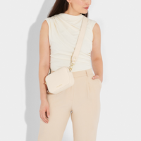 Zana Mini Crossbody in Eggshell-Lemons and Limes Boutique