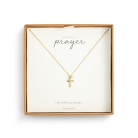 Dainty Cross Necklace in Gold-Lemons and Limes Boutique
