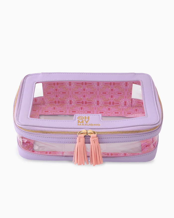 Lavender Tile Storage Bag by Oh My Mahjong