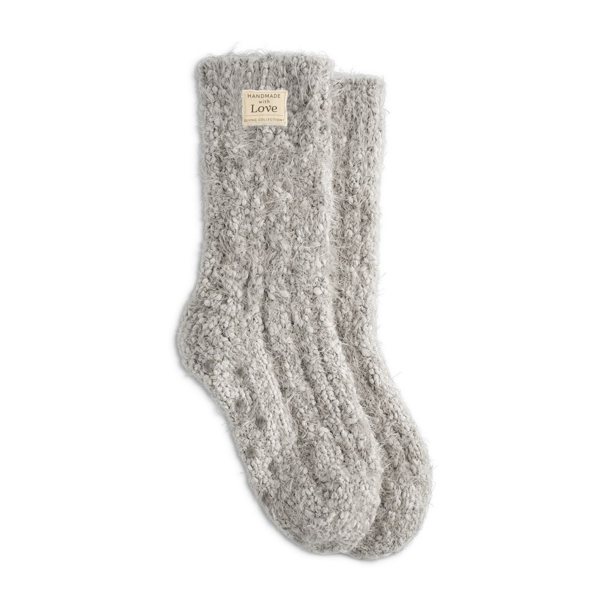 Giving Socks in Gray-Lemons and Limes Boutique