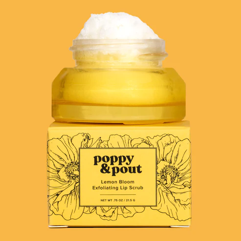 Poppy & Pout - Lemon Bloom Lip Scrub--Lemons and Limes Boutique
