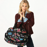 Love Scribble Jetsetter Duffel by Brighton-Lemons and Limes Boutique