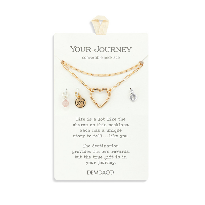 Love Necklace Jewelry Set in Gold-Lemons and Limes Boutique