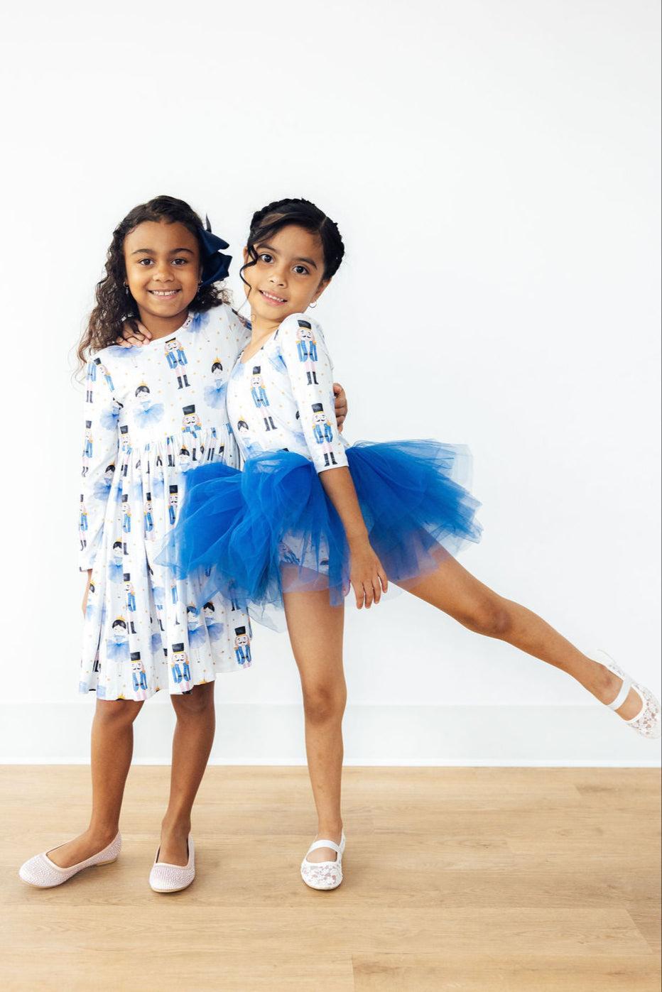 Waltz of the Snowflakes L/S Pocket Twirl Dress-Twirl Dress - Pocket - L/S-Lemons and Limes Boutique