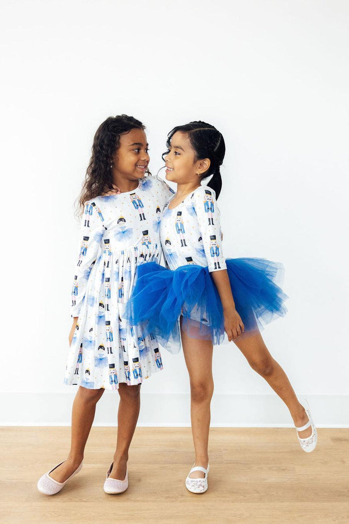 Waltz of the Snowflakes L/S Pocket Twirl Dress-Twirl Dress - Pocket - L/S-Lemons and Limes Boutique