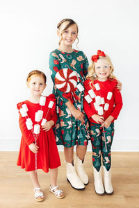 Western Wonderland L/S Pocket Twirl Dress-Twirl Dress - Pocket - L/S-Lemons and Limes Boutique