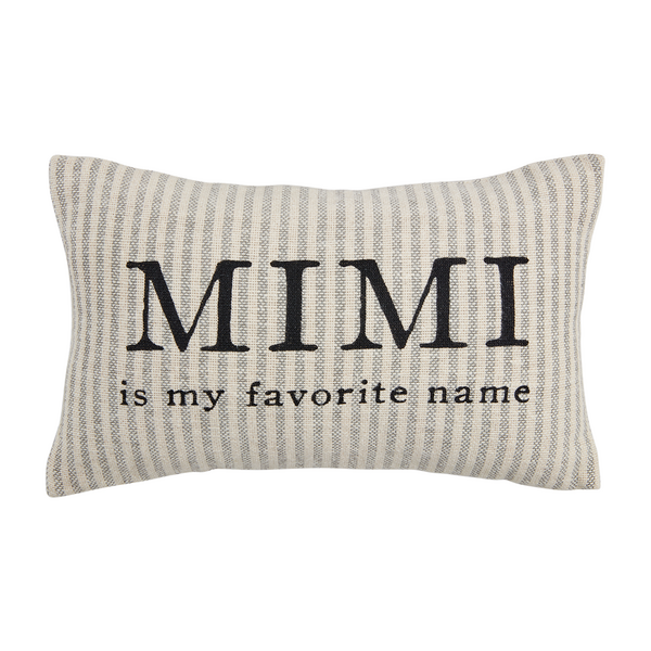 Mimi Stripe Pillow--Lemons and Limes Boutique