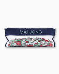 Navy Bamboo Mahjong Bag-Lemons and Limes Boutique