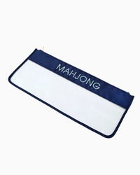 Navy Bamboo Mahjong Bag-Lemons and Limes Boutique