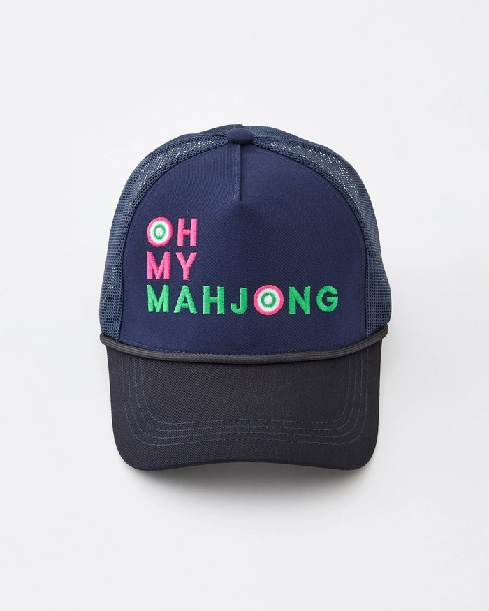 Navy OMM Hat-Lemons and Limes Boutique