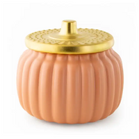 Orange Ceramic Pumpkin Jar Candle - Pumpkin Pie