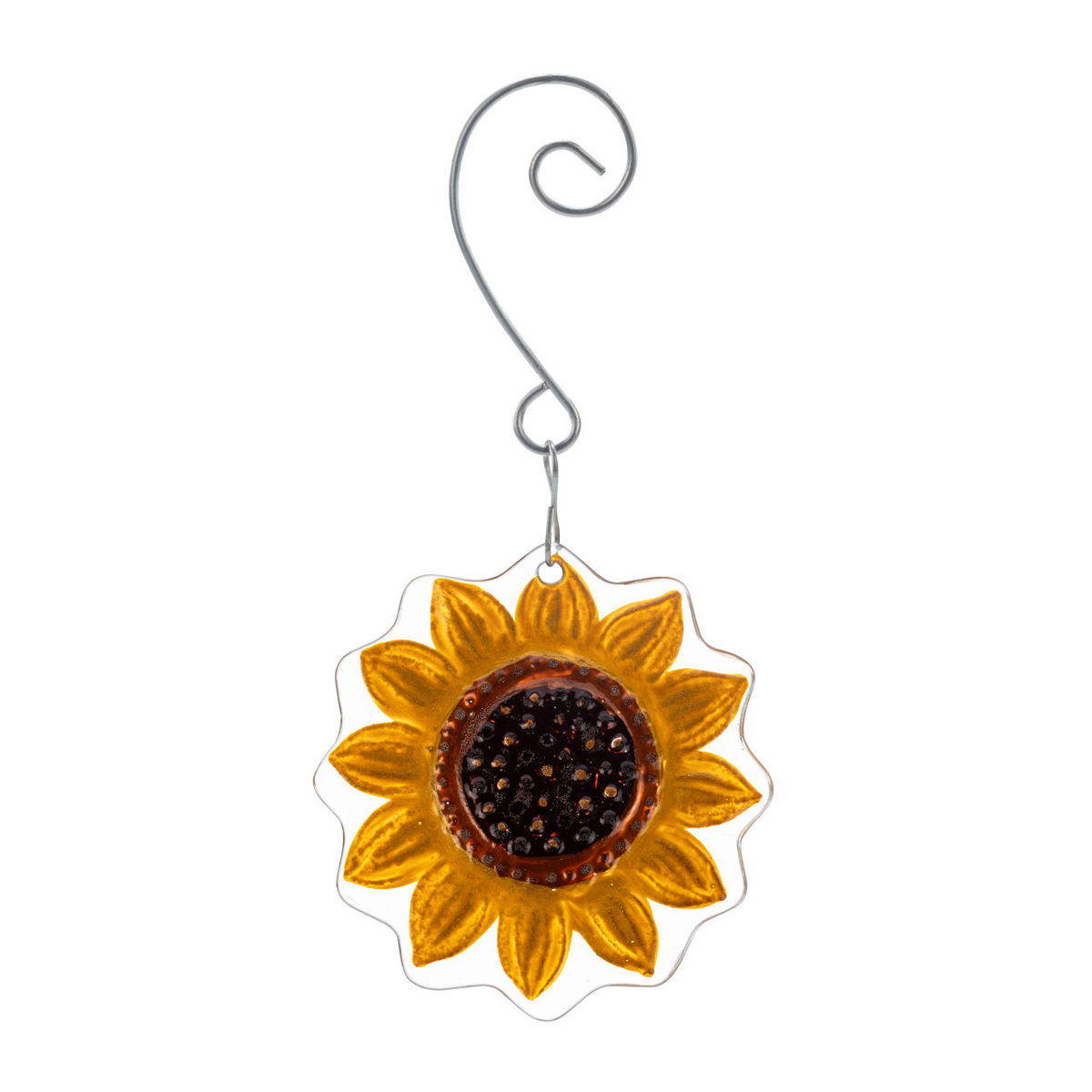 Sunflower Glass Ornament-Lemons and Limes Boutique