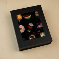 9 Piece Keepsake Box in Black by Nora Fleming