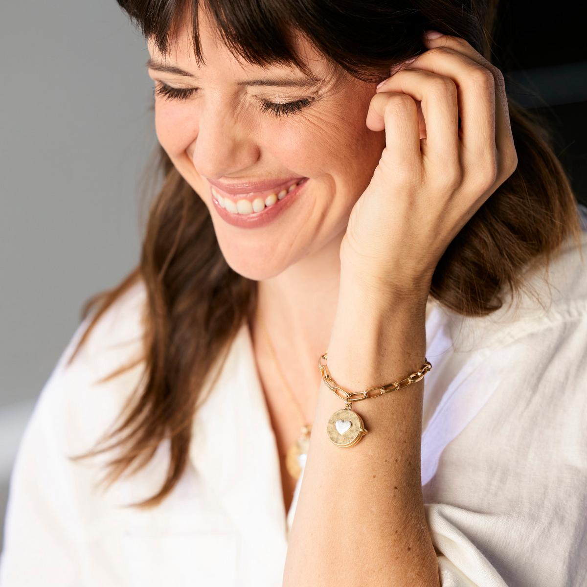 Love you Locket Bracelet in Gold-Lemons and Limes Boutique