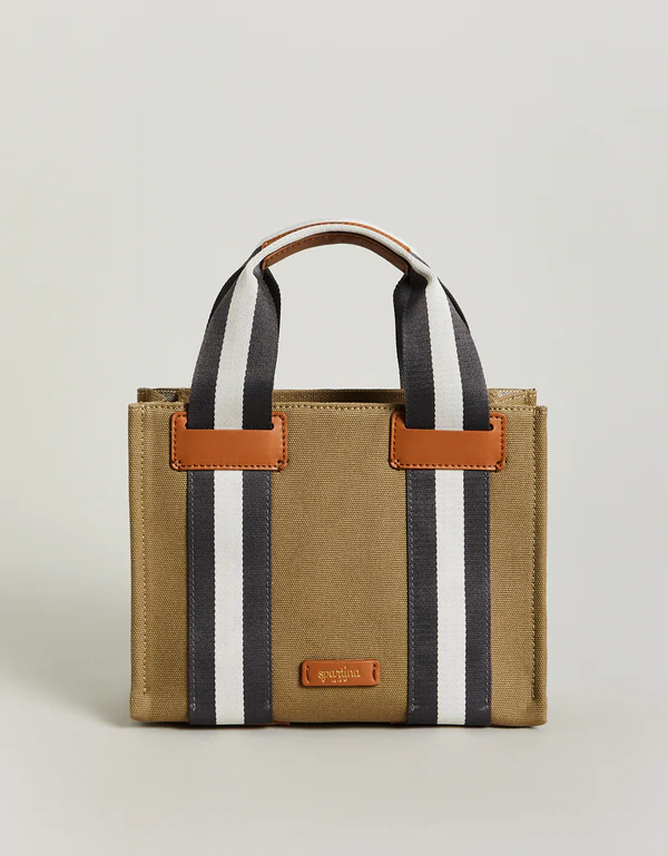 Charlie Crossbody Mini Tote in Olive Spartina-Lemons and Limes Boutique