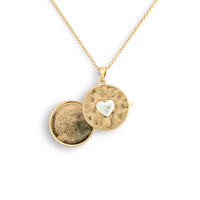 Love you Locket Necklace in Gold-Lemons and Limes Boutique
