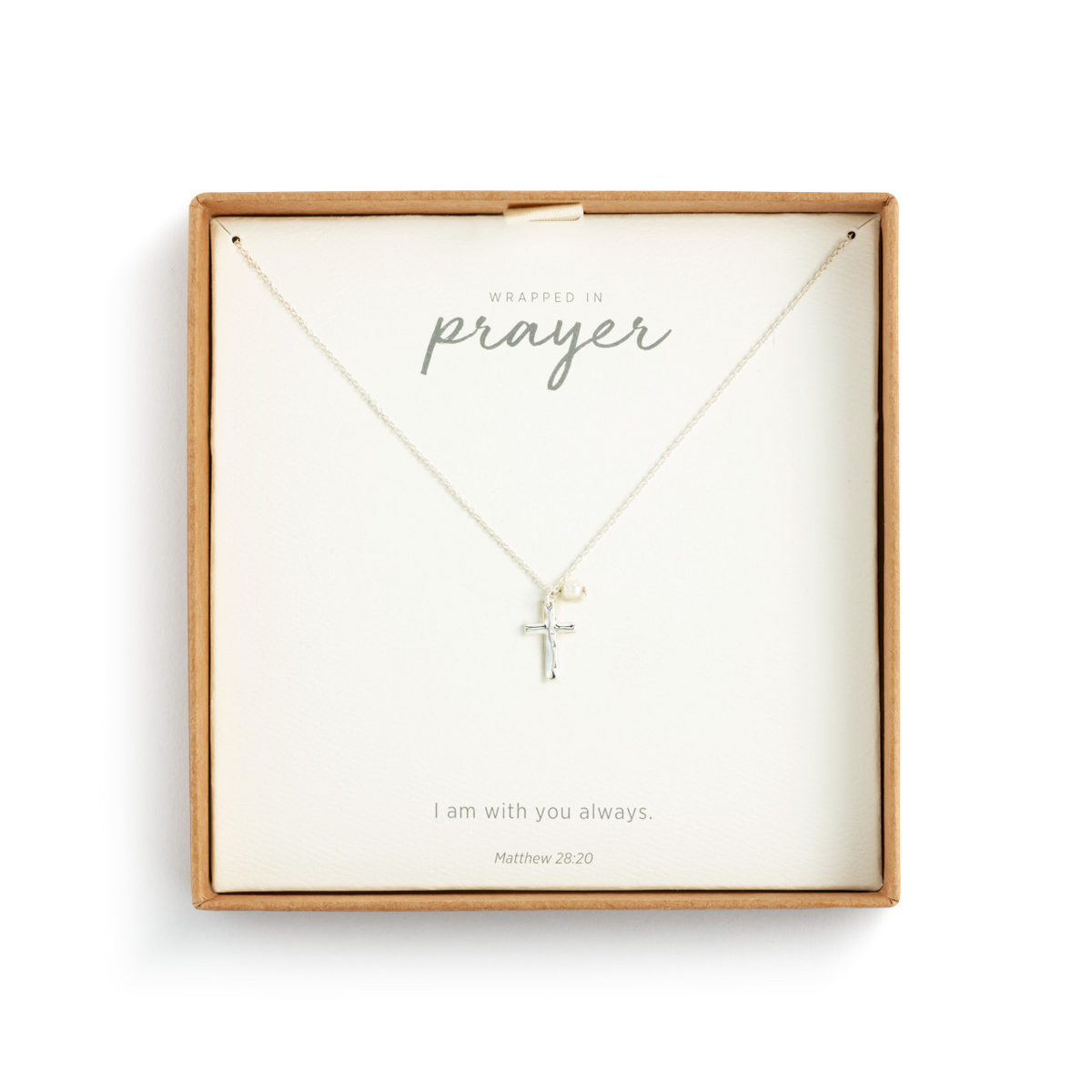 Dainty Cross Necklace in Silver-Lemons and Limes Boutique