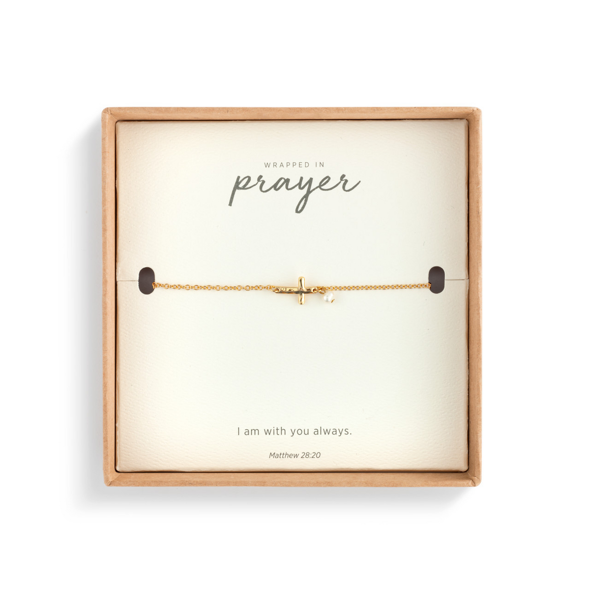 Dainty Cross Bracelet in Gold-Lemons and Limes Boutique