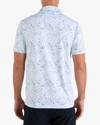 Core Polo in Paint Splatter Green