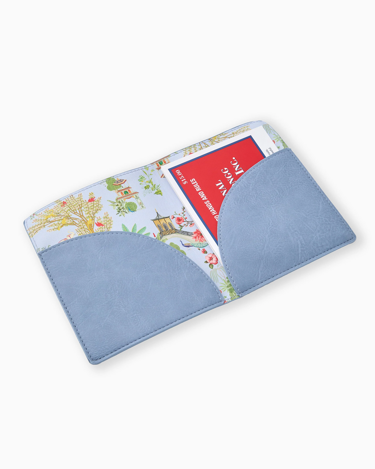 Periwinkle Mahjong Card Folio-Lemons and Limes Boutique