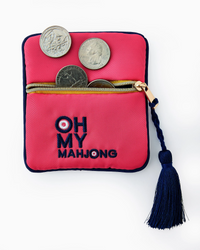 Pink Coin & Dice Bag-Lemons and Limes Boutique