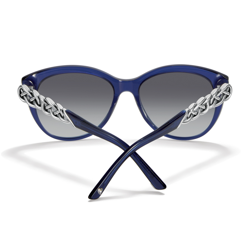 Interlok Braid Sunglasses in Blue by Brighton-Lemons and Limes Boutique