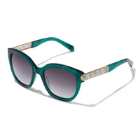 Intrigue Sunglasses in Emerald by Brighton-Lemons and Limes Boutique