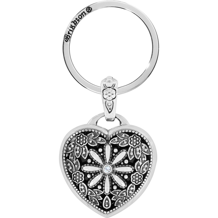 Floral Heart Key Fob by Brighton--Lemons and Limes Boutique