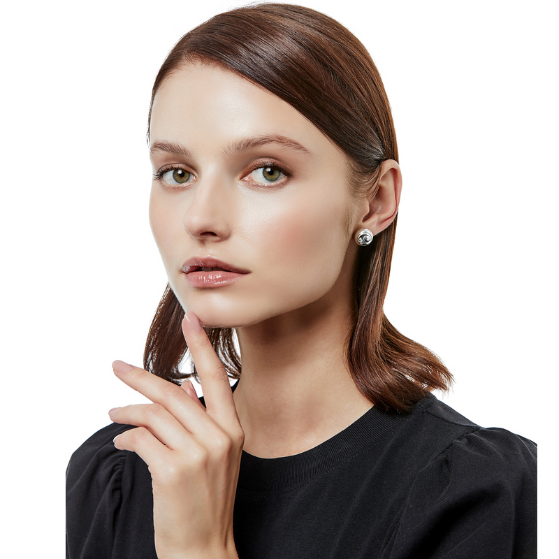 Contempo Post Earrings in Silver by Brighton-Lemons and Limes Boutique