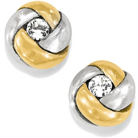 Love Me Knot Mini Post Earrings in Gold & Silver by Brighton-Lemons and Limes Boutique