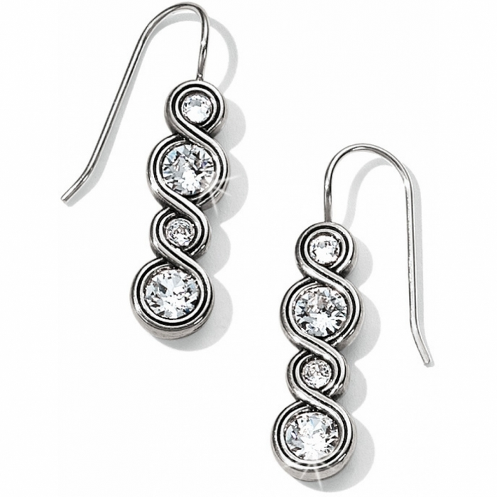 Infinity Sparkle French Wire Earrings by Brighton-Lemons and Limes Boutique