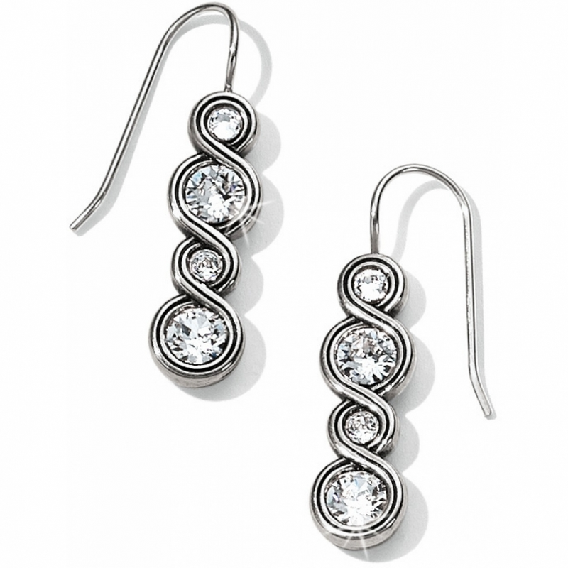 Infinity Sparkle French Wire Earrings by Brighton-Lemons and Limes Boutique