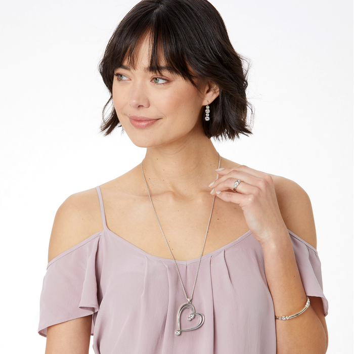 Infinity Sparkle French Wire Earrings by Brighton-Lemons and Limes Boutique