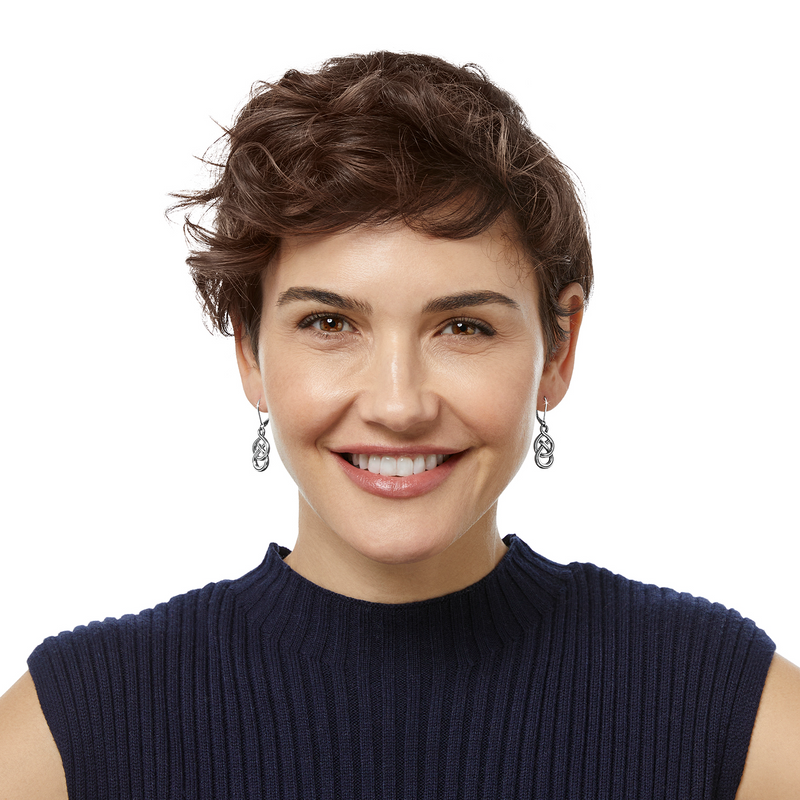 Interlok Braid Petite Leverback Earrings by Brighton-Lemons and Limes Boutique