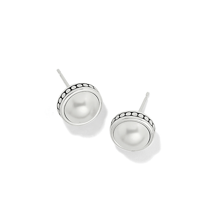 Pebble Dot Pearl Post Earrings by Brighton--Lemons and Limes Boutique