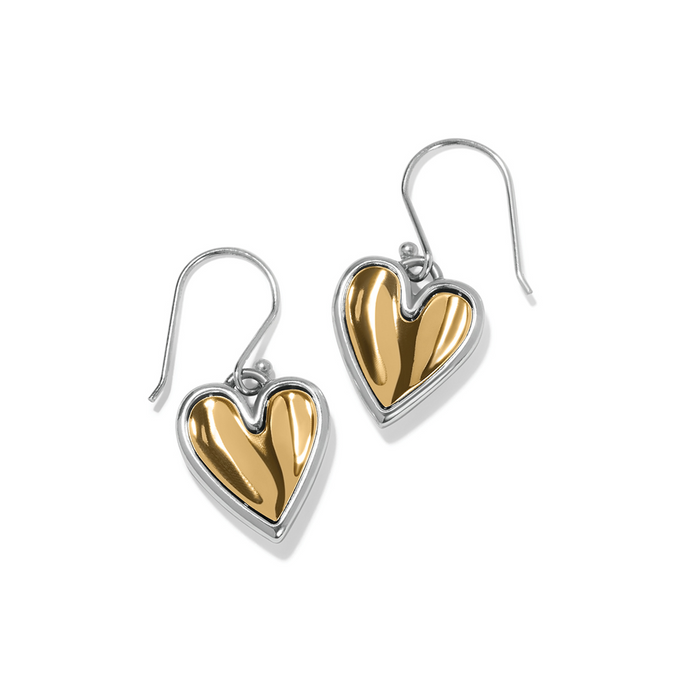 Cascade Heart Reversible French Wire Earrings--Lemons and Limes Boutique