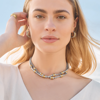 Meridian Geo Small Hoop Earrings by Brighton-Lemons and Limes Boutique