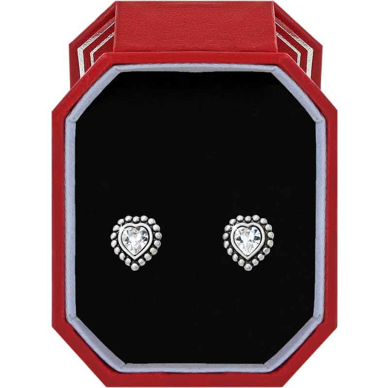 Shimmer Heart Mini Post Earrings Box Set--Lemons and Limes Boutique