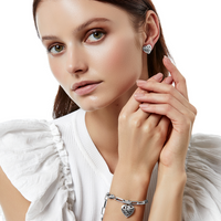 Contempo Heart Link Bracelet by Brighton-Lemons and Limes Boutique