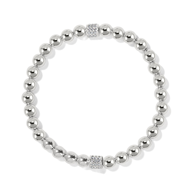 Meridian Petite Stretch Bracelet in Silver by Brighton-Lemons and Limes Boutique