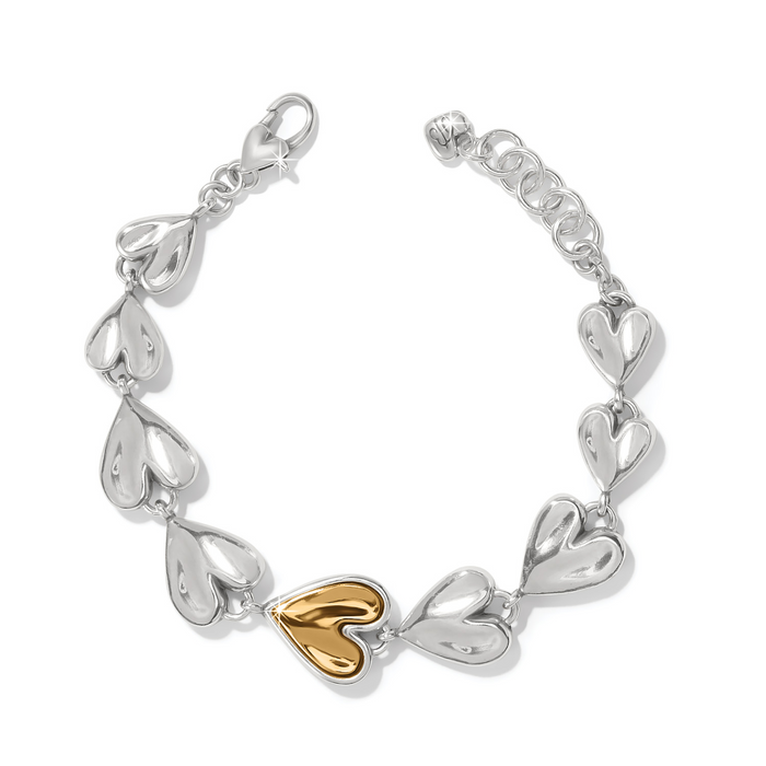 Cascade Heart in Silver/Gold by Brighton--Lemons and Limes Boutique