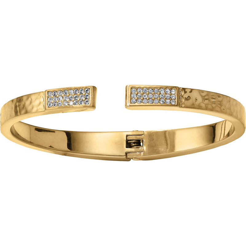 Meridian Zenith Hinged Bangle in Gold by Brighton--Lemons and Limes Boutique