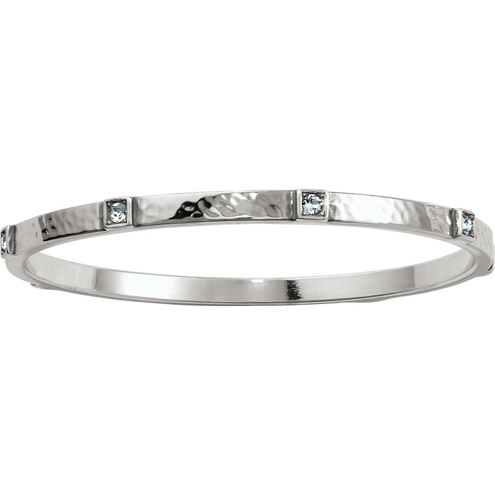Meridian Zenith Station Bangle in Silver by Brighton-Lemons and Limes Boutique