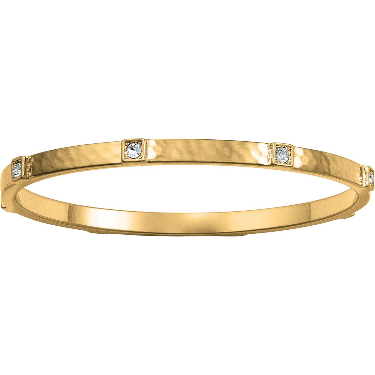 Meridian Zenith Station Bangle in Gold by Brighton-Lemons and Limes Boutique