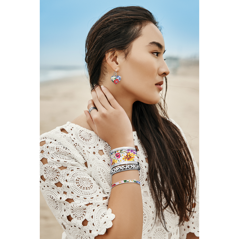 Blossom Hill Slim Bangle by Brighton-Lemons and Limes Boutique