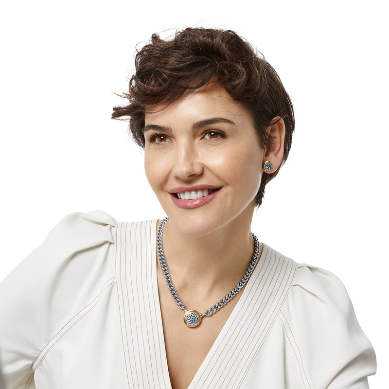 Ferrara Two Tone Necklace by Brighton-Lemons and Limes Boutique